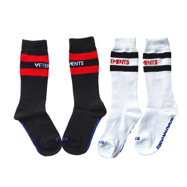 

vetements stockings off black white vetements socks hip hop style socks letter kanye west athletes stocking fear god