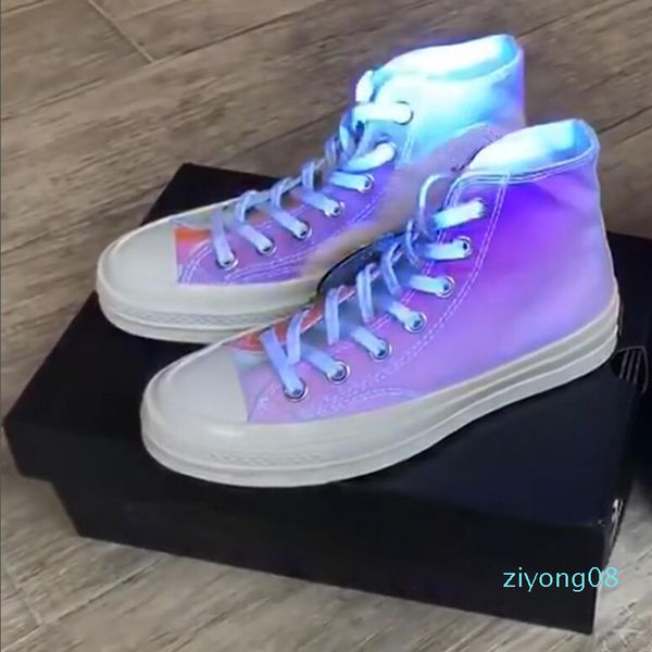 

chinatown market x convas chuck 70 uv designer psensitive discoloration casual shoe white sensitive canvas color changing sneakers z08, Black