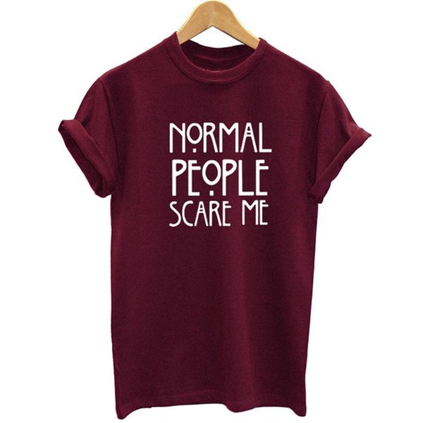 

женская футболка normal people printed funny tshirt с коротким рукавом летние топы tumblr, White