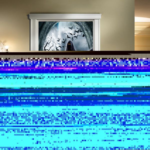 

хэллоуин наклейка 3d моделирование дверь заклинило может переместить воды стикер стены спальни гостиной diy обои wmt015