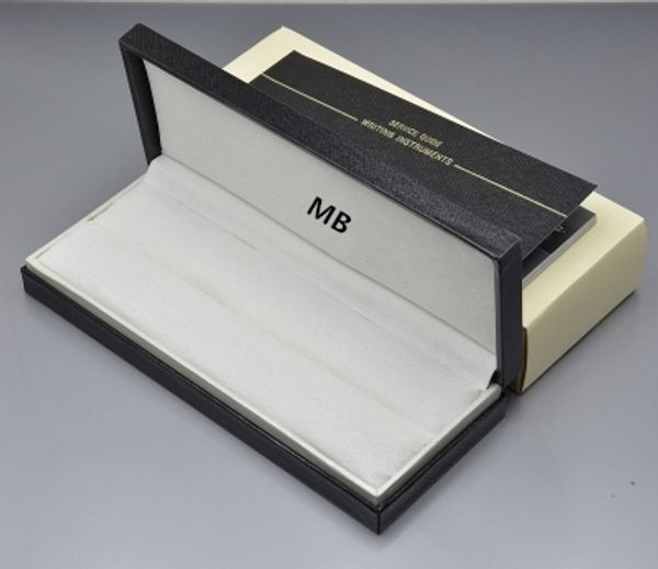 

luxury mb pen box grade wooden black wood boxs with the warranty manual for christmas birthday valentine gift packaging