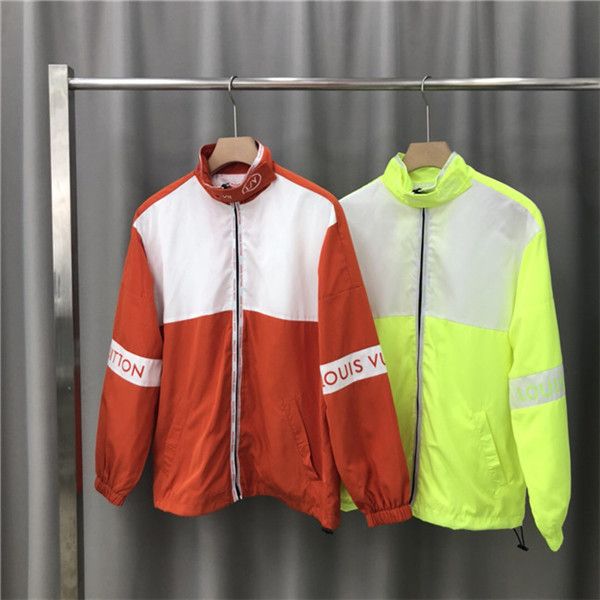 

luxurious paris brands design l hooded jacket sweatshirts men women clothes sweater fashion color matching streetwear outdoor hoodies v coat, Blue;black