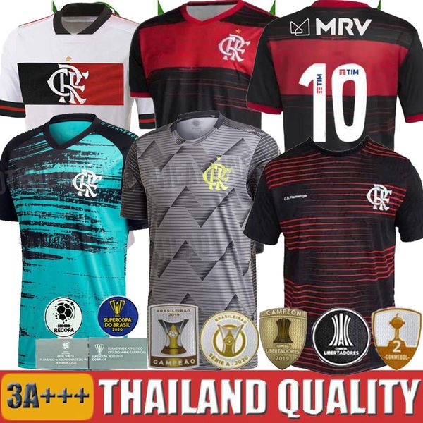 

20 21 flamengo jersey guerrero diego henrique gabriel sports soccer jerseys 2020 2021 flamenco football shirts, Black