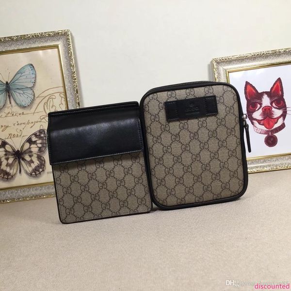 

waist bags fashion men clutch bag genuine leather men women business bag