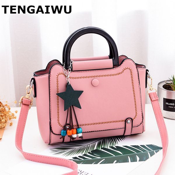 

women crossbody bag pu leather female casual wild college wind bag ladies shoulder female small square
