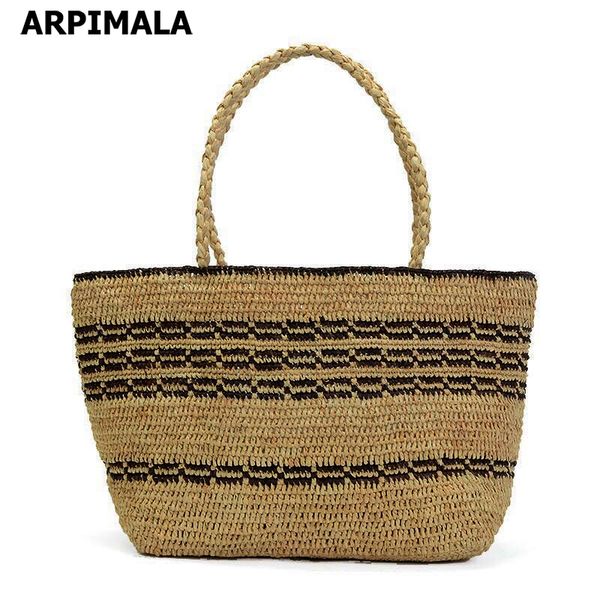 

arpimala 2019 summer beach bag Ѭанђзкий ил олома ђмка женин полоай tote woven вдалбли
