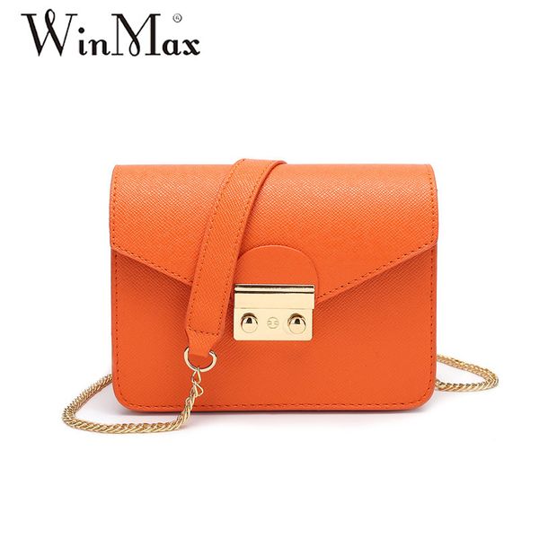 

winmax summer brand small shoulder bag for women messenger bags ladies simple handbag chain female crossbody flap bag 10 colors y190619