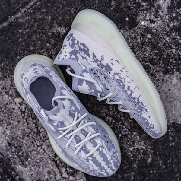 

new kanye west shoes 380 v3 380s alien wave runner white black clay zebra mens running shoes women desinger sneakers trainers size 36-46