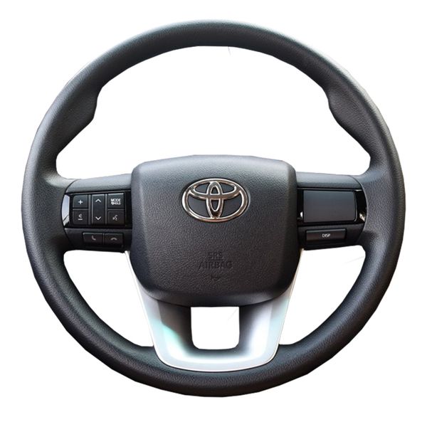 

artificial leather car steering wheel cover for fortuner 2016-2017-2018/custom made dedicated steering-wheel