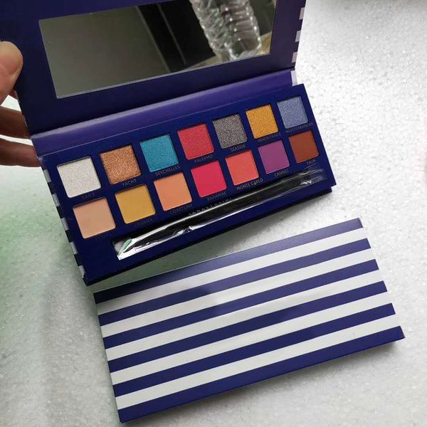 

2019 new brand makeup palette riviera 14 color eye hadow palette himmer matte eye hadow oft novina modernprim beauty palette dhl
