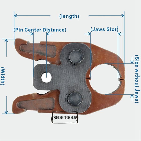 

universal jaws for pex pipe pressing crimping tools spain and russia warehouse