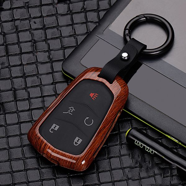 

zinc alloy car key case for ats-l ct6 cts ct6 dts xt5 escalade esv srx sts xts elr 2014 2015 2016 2017 2018 accessories