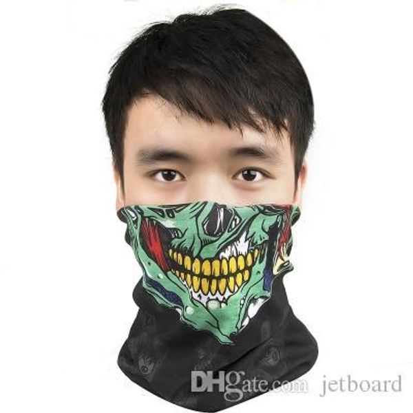 

творческий многофункциональный велоспорт бесшовные волшебный шарф для спорта на открытом воздухе, Black