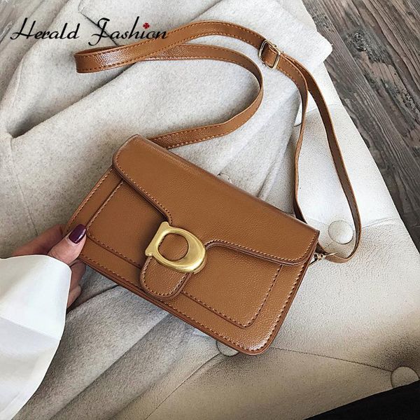 

pu leather small shoulder messenger bags new fashion special lock crossbody bag female travel mini bag for women