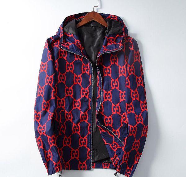 Classic Mens Jacket Autumn Winter Ari Coat Windbreaker Coat Zipper New ABDGUCCI Coat Outdoor Sport Jackets Plus Size Men\u0027S Clothing Mens Jackets