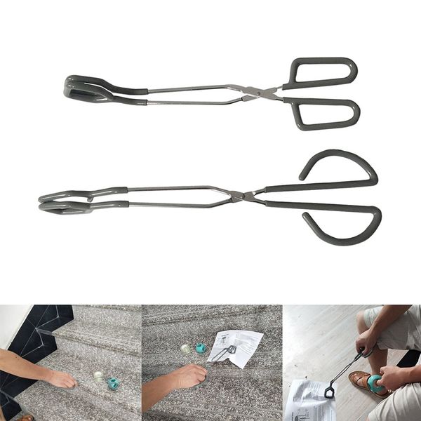 

set of 2 long reach litter picker grabber clip for seniors elderly pregnant