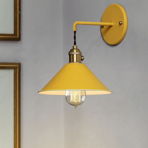 

nordic modern wall light umbrella restaurant decoration macarons lamp living room bedroom aisle stairs bedside home decor
