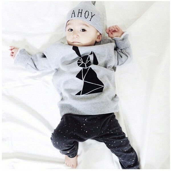 

kids toddler baby boy girl rabbit bunny t-shirt+pants+hat 3pcs outfits set, White