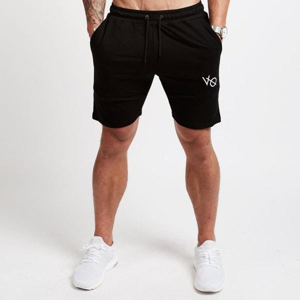 

muscle fitness brother summer new men's sports leisure exercise running training cotton shorts, Black;blue