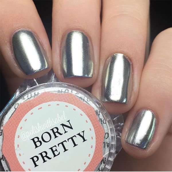 

born pretty 0.5g~2g mirror silver gold nail powder shimmer shinning chrome pigment colorful manicure nail art glitter dust