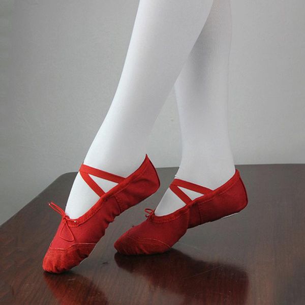 

ishowtienda baby shoes canvas ballet pointe dance shoes fitness gymnastics slippers for kids children dropshipping