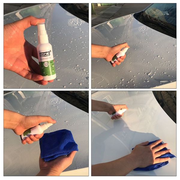 

1 pc hgkj-12 vehicle car polish liquid glass crystal ceramic coating anti-scratch car paint care 20ml/50ml