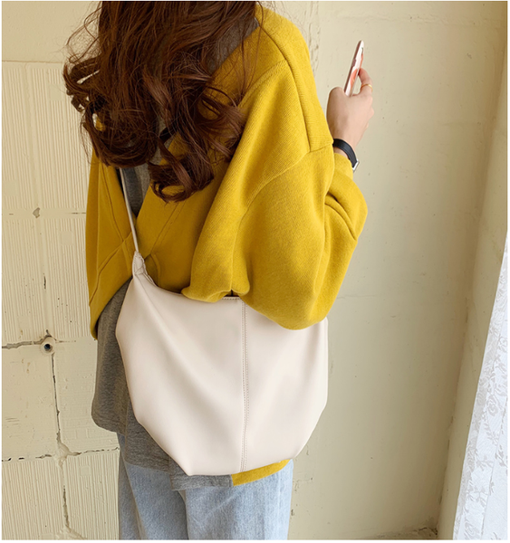 

fashion women messenger bag cross body hobos female large handbag girl shoulder bag cute summer spring black/white/brown jko09