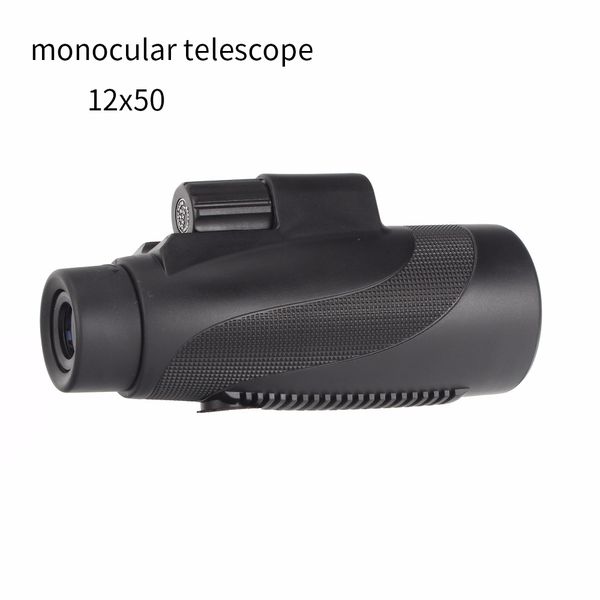 

12x50 monocular telescope spotting scope water proof no night vision for hunting camping hiking mountain climbing and sightseeing