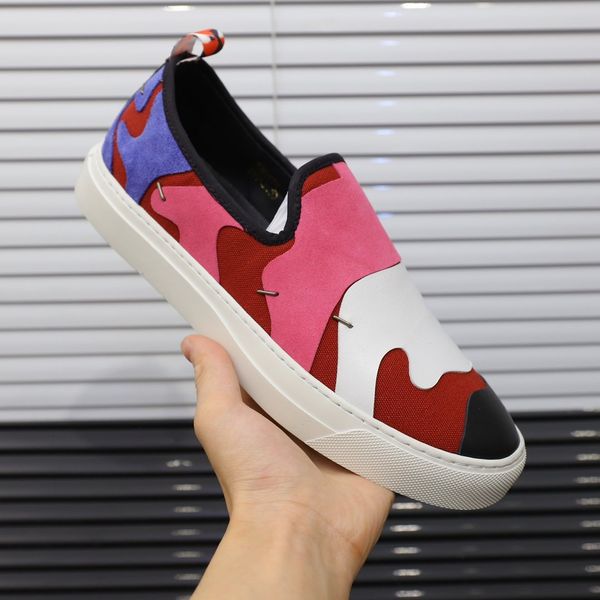 

2020new повседневная обувь мужская high-end low top нескользящая овчина all-around shoes новая износостойкая обувь tide 5175p003 размер: 38, Blue;gray