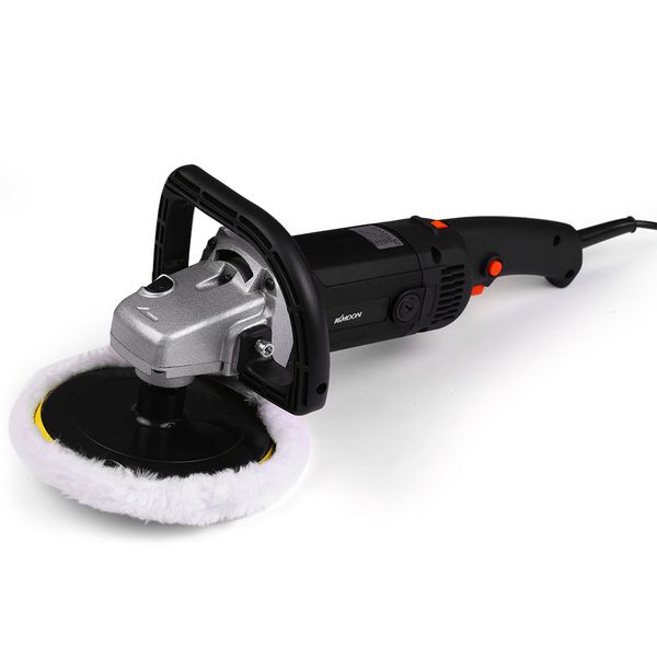 

kkmoon m14 1400w handheld electric car waxing polisher machine 180mm variable speed household polishing glazing tool