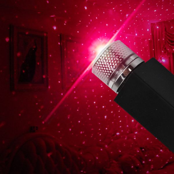 

небольшой универсальный usb led крыша автомобиля звезда ночные огни проектор свет интерьер окружающая атмосфера лампы украшения