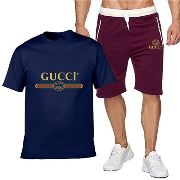 

home> apparel> men's clothing> men's tracksuits> product detail mens tracksuits designer summer 2019 new luxury men two-piece suit fashion