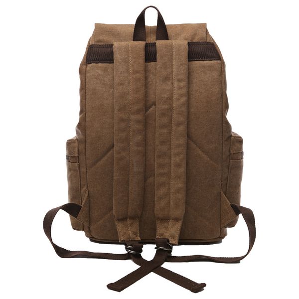 

factory direct sales of new canvas bag shoulder computer bag korean wave shoulder student travel backpack