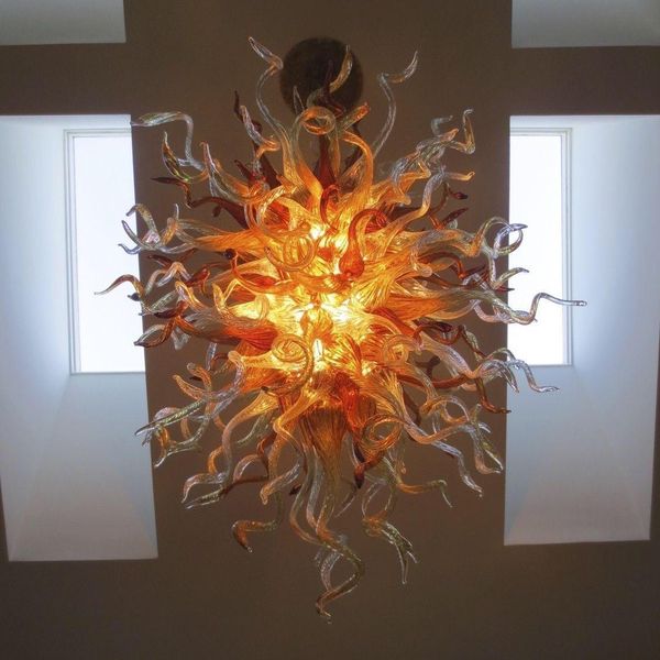 

тиффани витражи люстры подвесные светильники необычные украшения дома светодиодные лампы из муранского стекла цепи люстра light