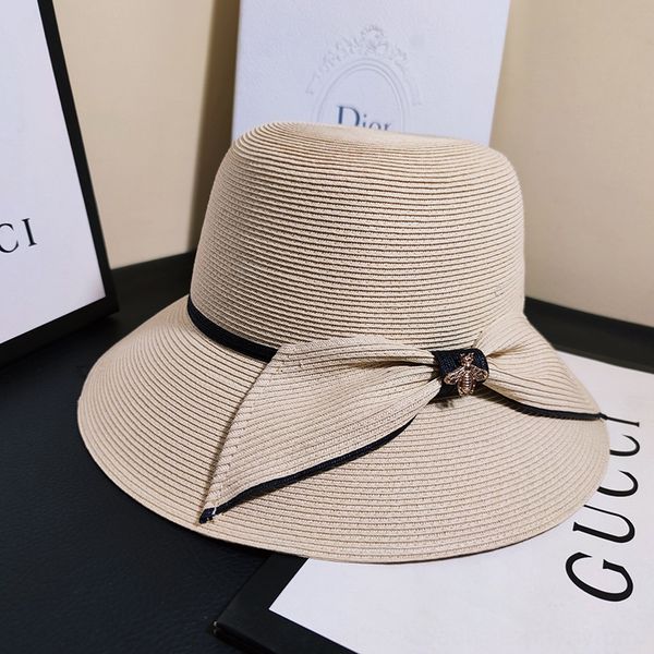 

french little bee beige beach french little bee beige brim sun hat female sun hat, Blue;gray