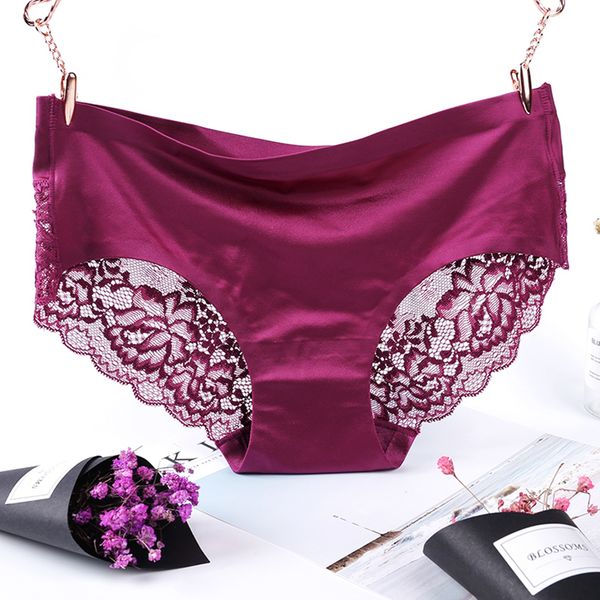 

womens lace soft hipster panties brief underwear, Black;pink