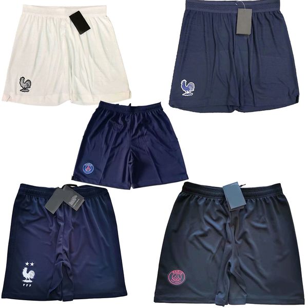 

2019 2020 french soccer shorts paris mbappe home away 19 20 21 french and paris football sports shorts, Black;red