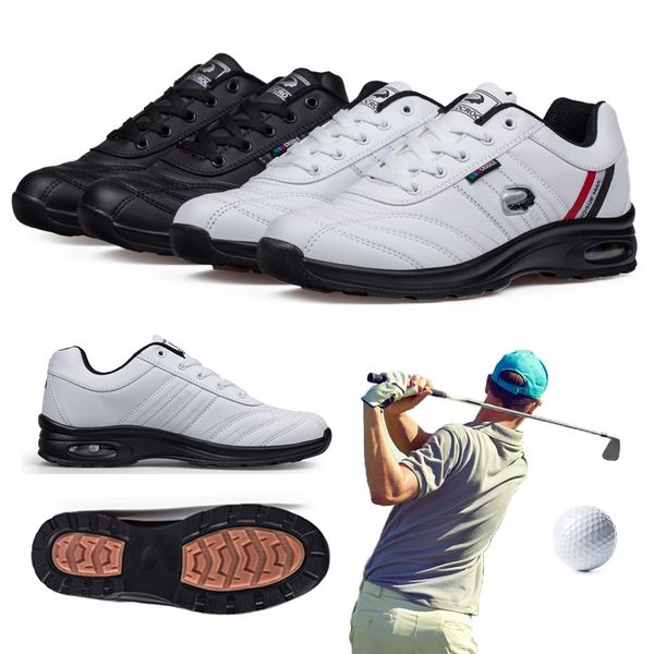 

2020 new men golf shoes outdoor anti slip pu golf sneakers comfortable sport shoes for golfer size 39-46 athletic sneakers
