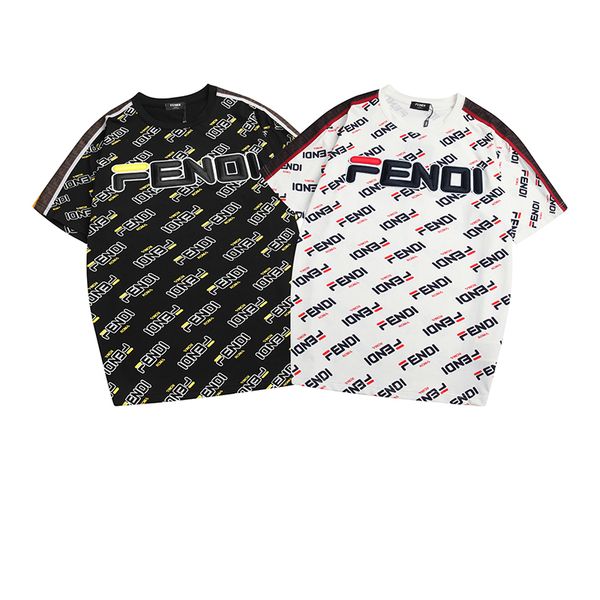 

пара топы trend fashion letters повседневная дышащая мужская женская футболка с коротким рукавом женская футболка с принтом для мужчин, White;black