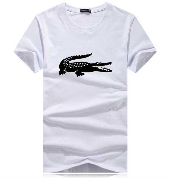 

summer 2019 wholesale 3d printed t shirt boys t shirt men's brand o collar short-sleeved t shirt women's casual fashion tee, White