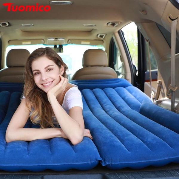 

car inflatable bed car suv rear row mattress air bed travel supplies lnflatable