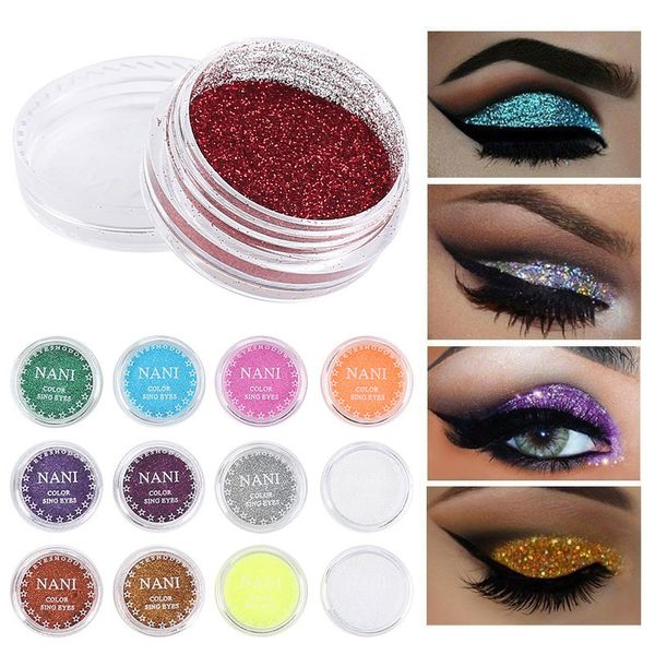 

metallic glitter eye shadow 24color multicolor matte makeup loose powder single palette makeup shimmer metal shine pigment
