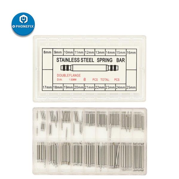

108pcs/144pcs/270pcs 8-25mm watch pins for watch repair spring bars link pin remover band link cotter pin assortment