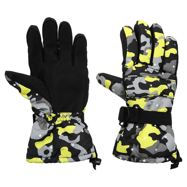 

winter windproof warm soft gloves ski gloves cycling winter sports running hiking skiing mountaineering nylon glove