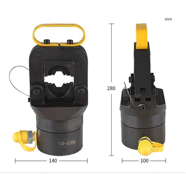 

igeelee 150-630mm2 hydraulic compression heads co-630a hydraulic crimping head split crimping tool