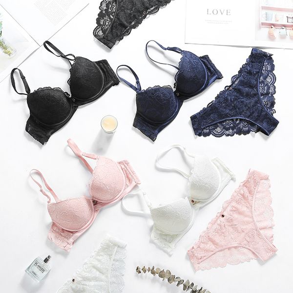 

balaloum новые поступления sexy push up цветочные кружевной бюстгальтер трусы комплекты прозрачные трусики удобная brassiere нижнее белье же, Red;black