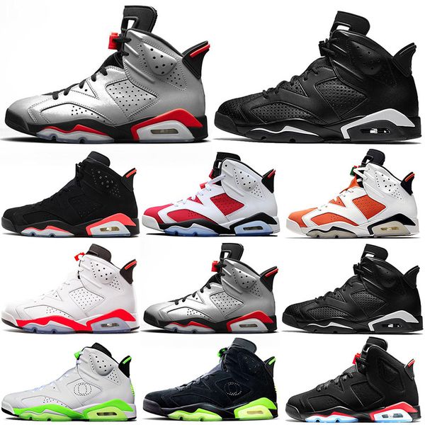 

2020 bred men 6 6s basketball shoes tinker unc black cat white infrared red carmine toro mens designer trainer sport sneaker us7-13