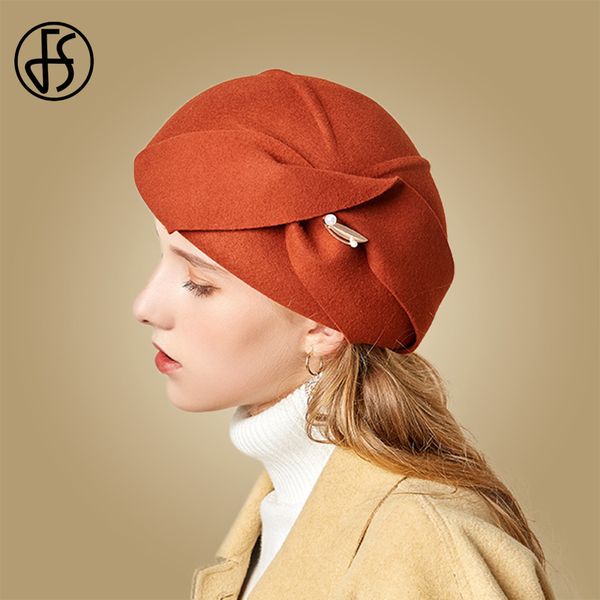 

fs 100% wool felt berets autumn women ladies balck beret hats for women elegant adjustable cap casual formal feminino hat, Blue;gray