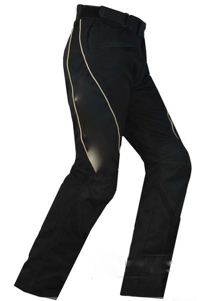 

men's motorcycle riding air flow mesh protective pants waist adjustable summer pants, Black;blue
