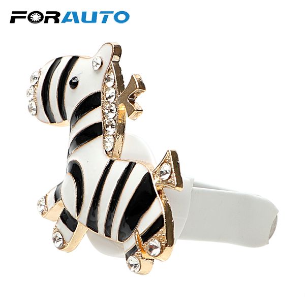 

car perfume zebra air conditioner outlet clip fragrance air freshener auto accessories car-styling decorative natural smell